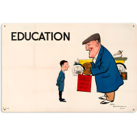 Education Bateman Metal Sign - 24" x 16"
