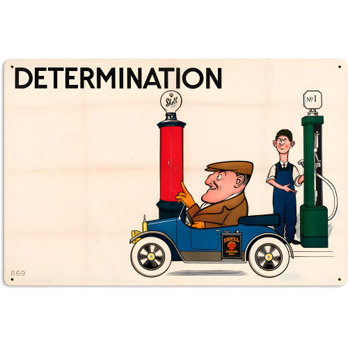 Determination Bateman Metal Sign - 24" x 16"