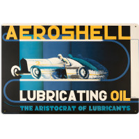 Aristocrat Lubricants Metal Sign - 24" x 16"