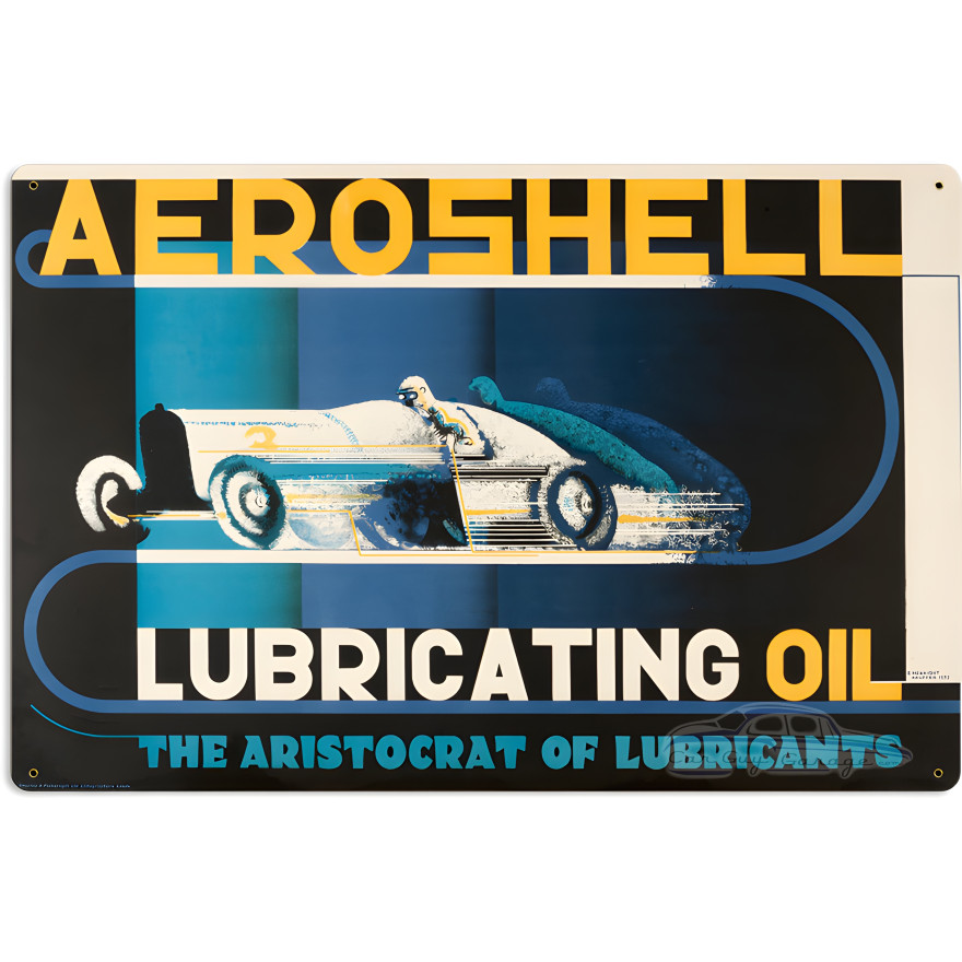 Aristocrat Lubricants Metal Sign - 24" x 16"