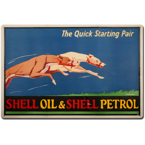 Quick Pair Dogs Metal Sign - 16" x 24"