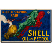 Quick Starting Pair Metal Sign - 16" x 24"