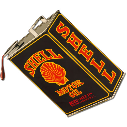 Shell Lubricating Oil Metal Sign - 20" x 17"