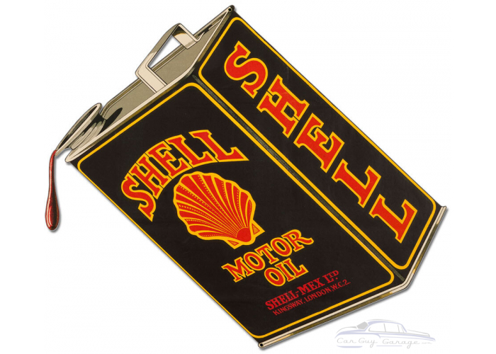 Shell Lubricating Oil Metal Sign