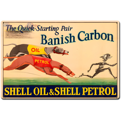 Quick Banish Carbon Metal Sign - 16" x 24"