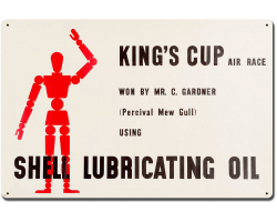 Kings Cup Race Metal Sign