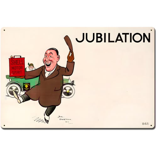 Shell Motor Spirit Jubilation Metal Sign - 24" x 16"