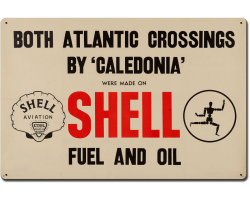 Atlantic Crossings Caledonia Metal Sign