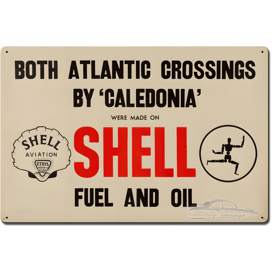 Atlantic Crossings Caledonia Metal Sign - 16" x 24"
