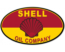 Shell Oil Company Metal Sign - 24" x 14"