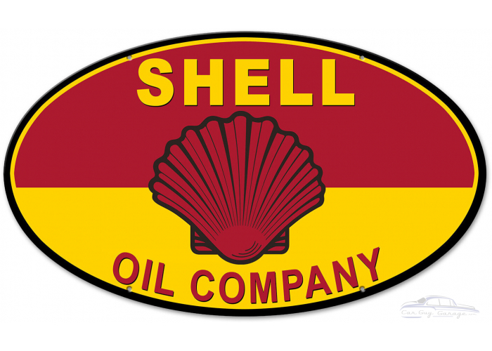 Shell Oil Company Metal Sign