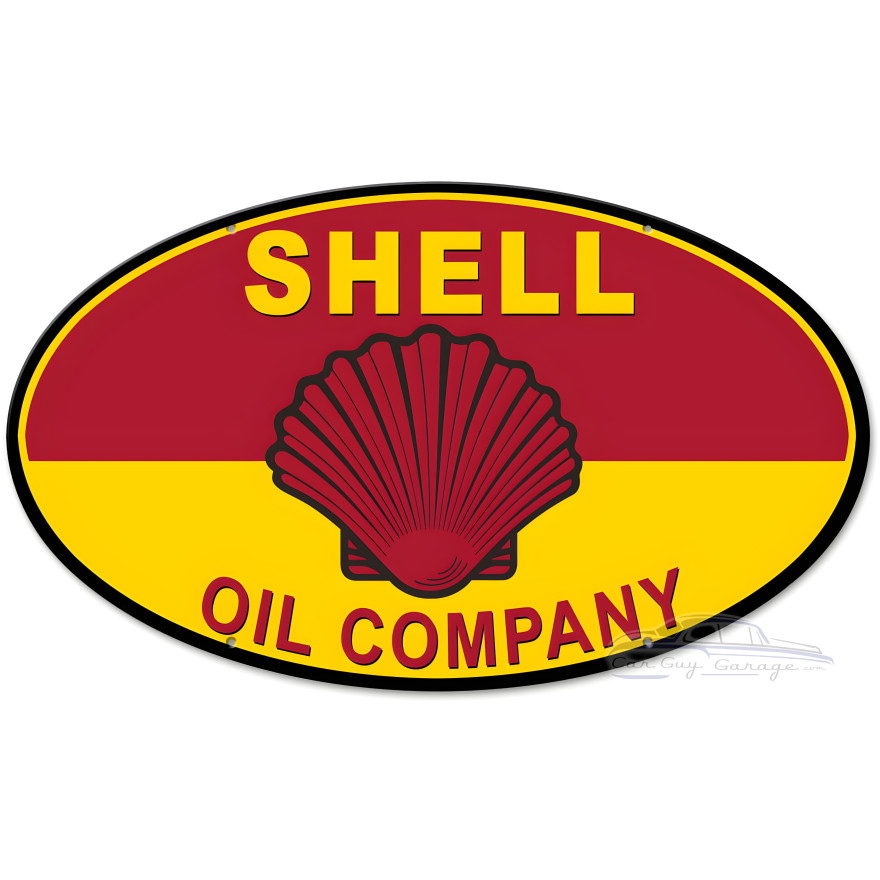 Shell Oil Company Metal Sign - 24" x 14"