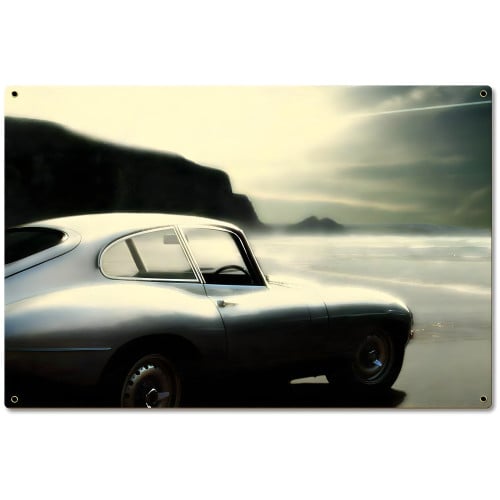 On the Beach Metal Sign - 24" x 16"