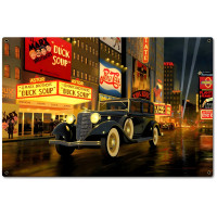 33 Lincoln Metal Sign - 24" x 16"