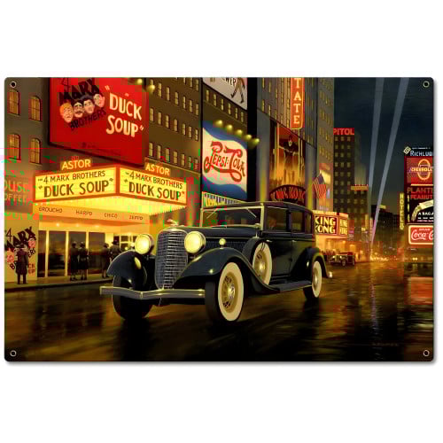 33 Lincoln Metal Sign - 24" x 16"