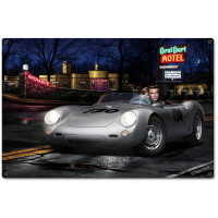 No Tell Motel Metal Sign - 24" x 16"