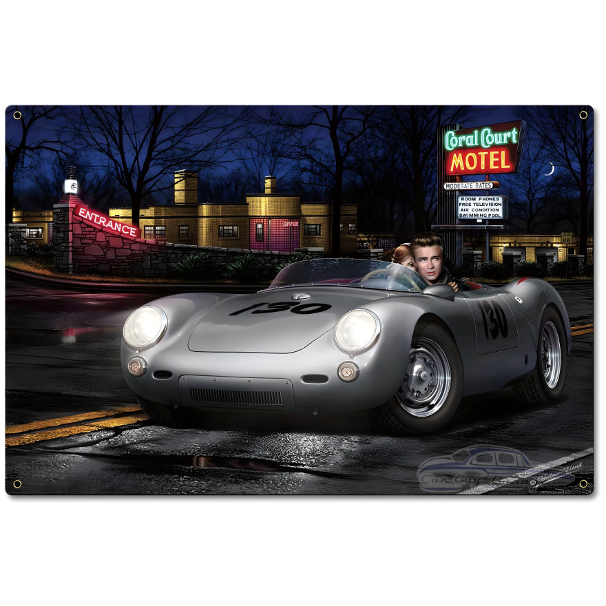No Tell Motel Metal Sign - 24" x 16"
