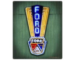 Ford Vintage Sign Metal Sign - 17" x 20"