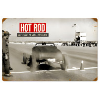 Roadster: Where it all Began Metal Sign - 24" x 16"