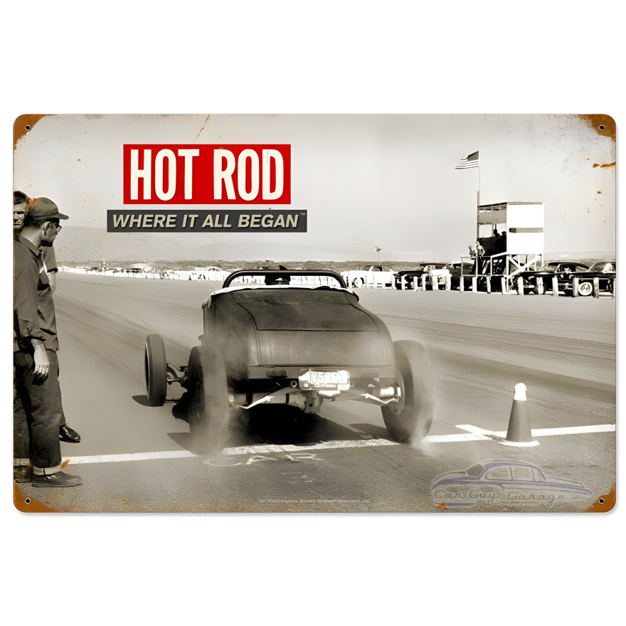 Roadster: Where it all Began Metal Sign - 24" x 16"