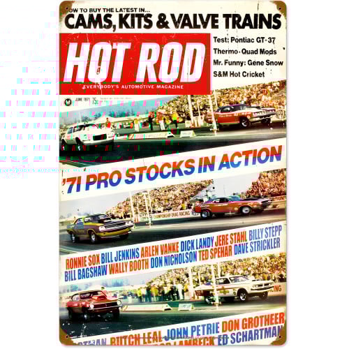 Pro Stocks Metal Sign - 16" x 24"