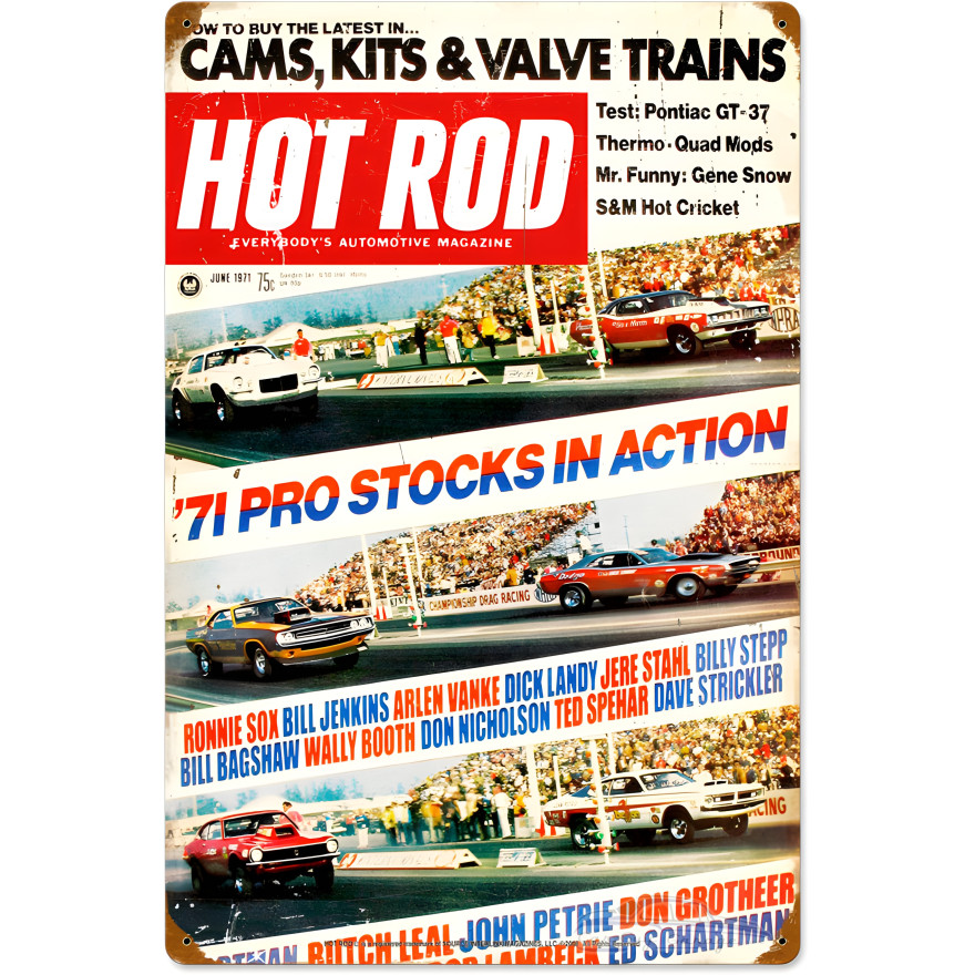 Pro Stocks Metal Sign - 16" x 24"