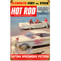 Daytona Metal Sign - 16" x 24"