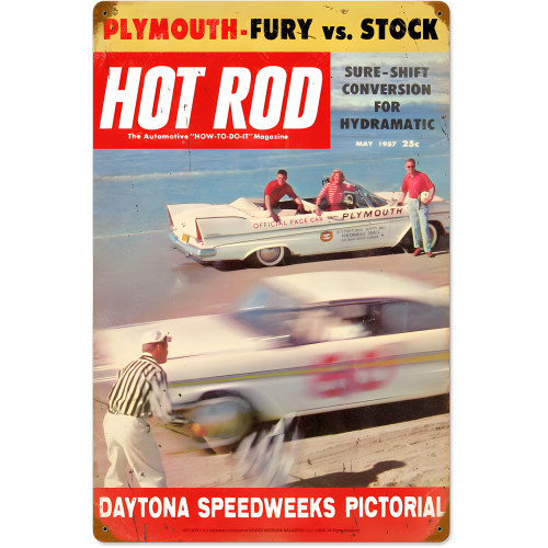 Daytona Metal Sign - 16" x 24"