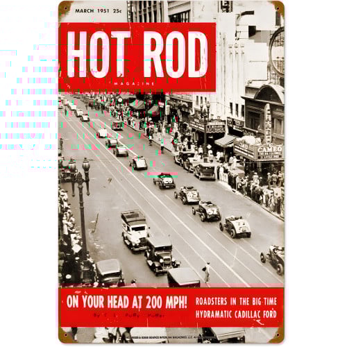 NYC Roadsters Metal Sign - 16" x 24"