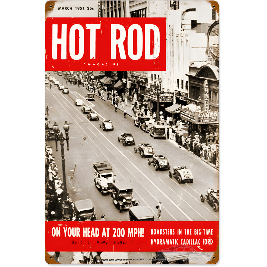 NYC Roadsters Metal Sign - 16" x 24"