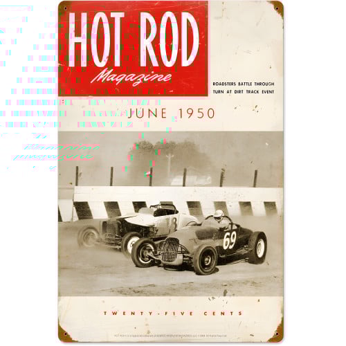 Track Roadsters Metal Sign - 16" x 24"