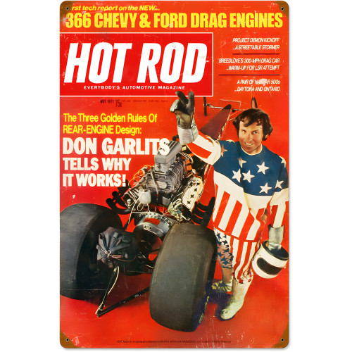 Garlits May 1971 Metal Sign - 16" x 24"