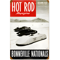 Bonneville Nationals Metal Sign - 16" x 24"