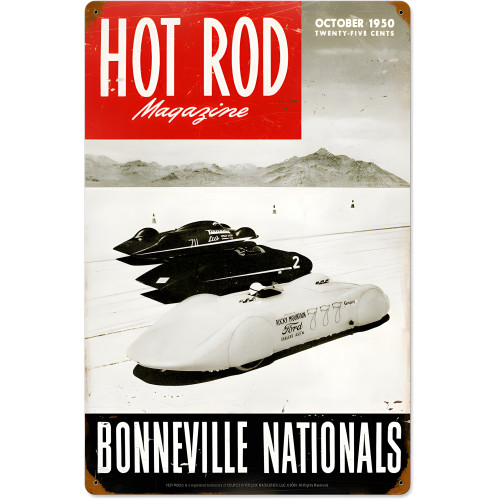 Bonneville Nationals Metal Sign - 16" x 24"
