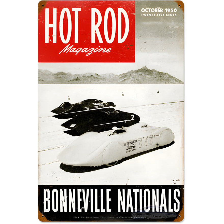 Bonneville Nationals Metal Sign - 16" x 24"