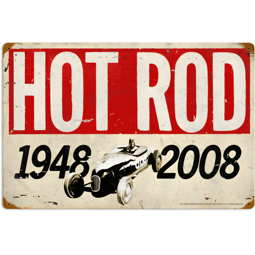 60th Anniversary Metal Sign - 16" x 24"