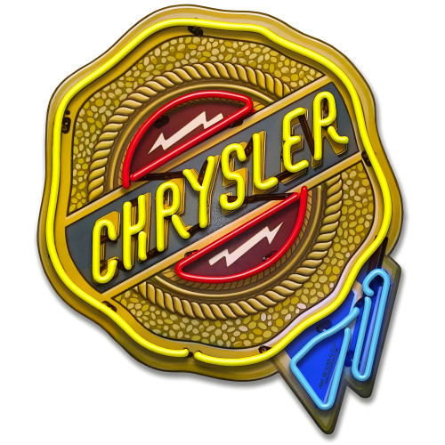 Chrysler Metal Sign - 18" x 21"