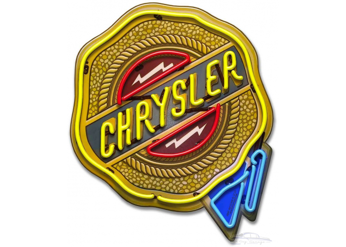 Chrysler Metal Sign - 18" x 21"