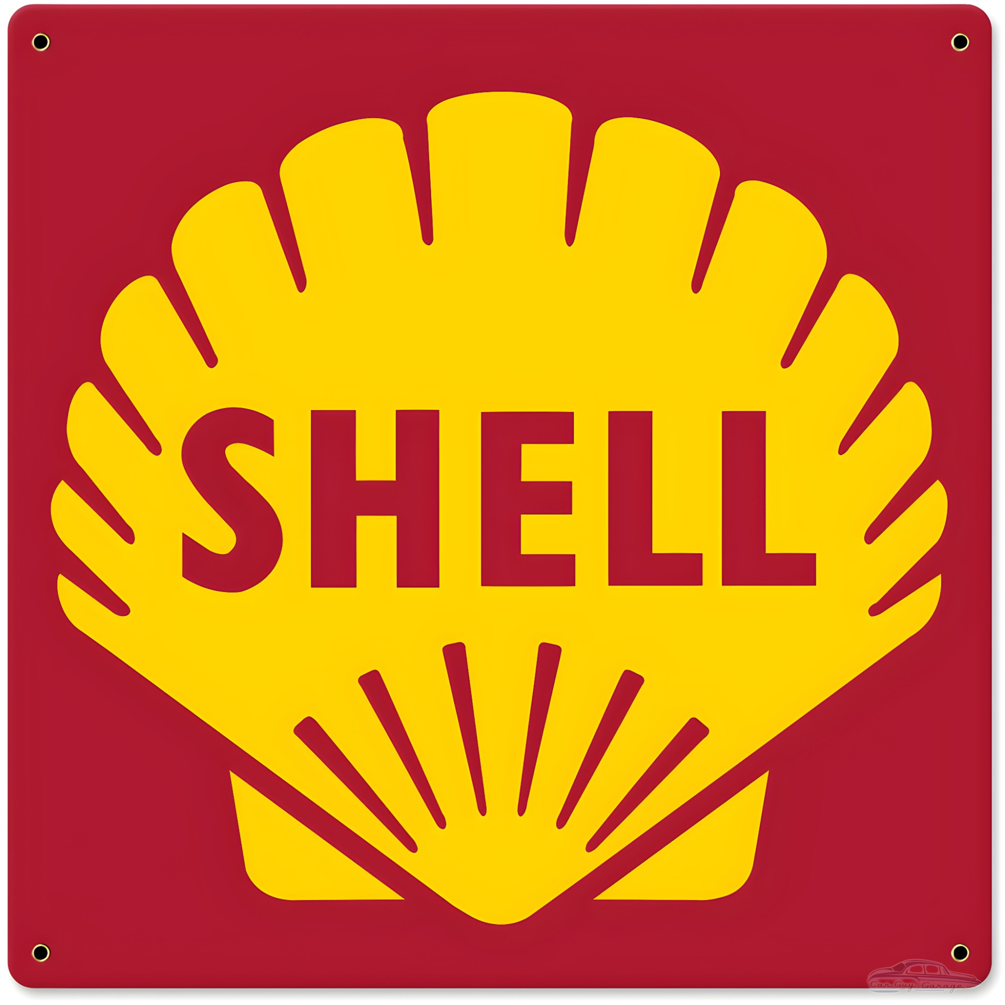 Shell Metal Sign - 1961 Logo Garage Art