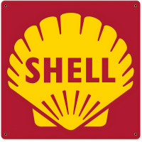Shell 1961 Logo Metal Sign - 18" x 18"