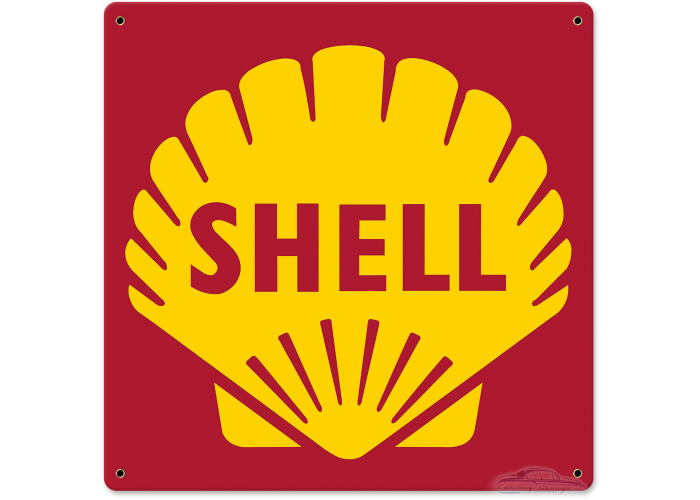 Shell 1961 Logo Metal Sign - 18" x 18"