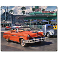 Sunday Cruise Metal Sign - 20" x 16"