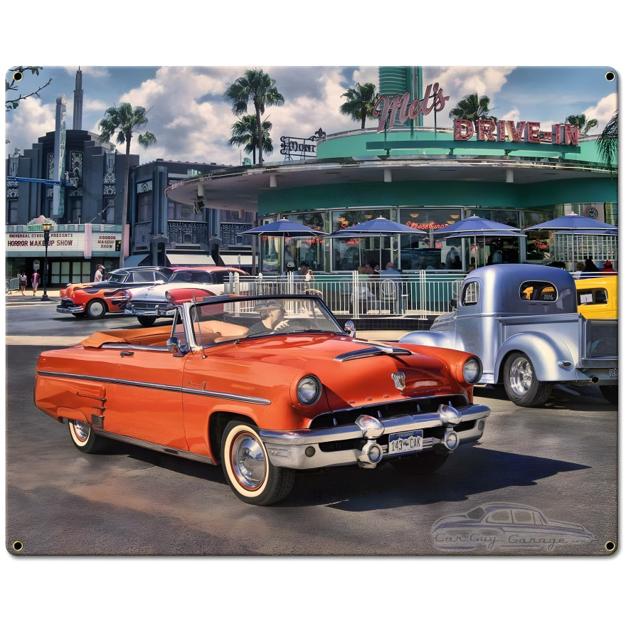 Sunday Cruise Metal Sign - 20" x 16"