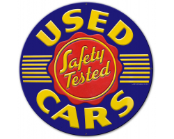 Used Cars Metal Sign - 18" x 18"