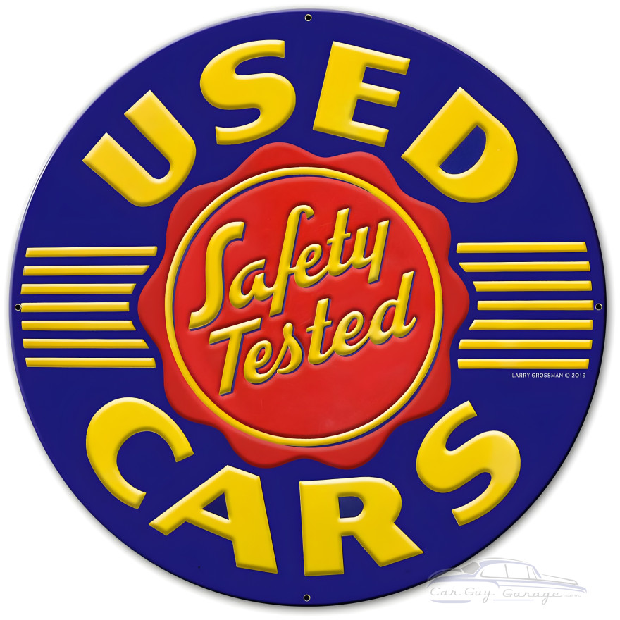 Used Cars Metal Sign - 18" x 18"