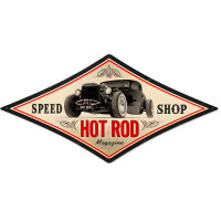 Speed Shop Metal Sign - 22" x 14"