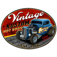 Kustom Metal Sign - 20" x 15"
