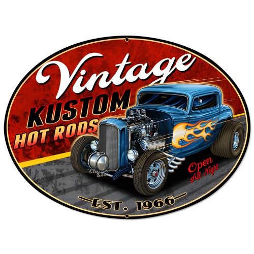 Kustom Metal Sign - 20" x 15"