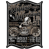 Widow Maker Metal Sign - 15" x 19"