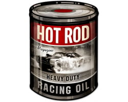 Racing Oil Metal Sign - 14" x 20"